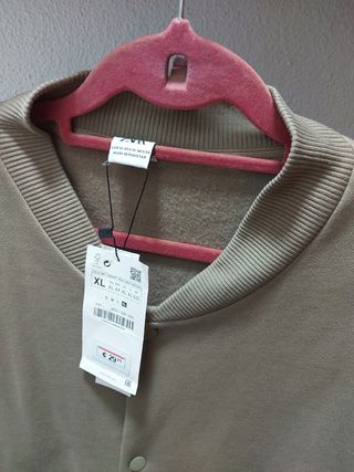 Chaqueta bomber algodón zara a estrenar 