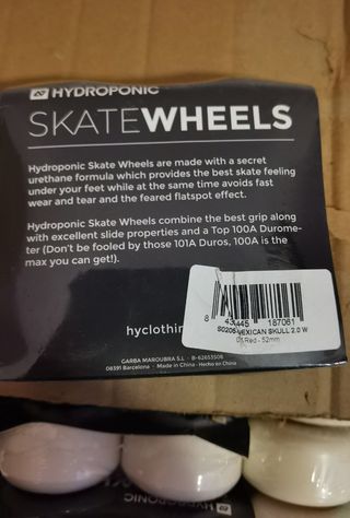 52mm Skateboard wheels Hydroponic