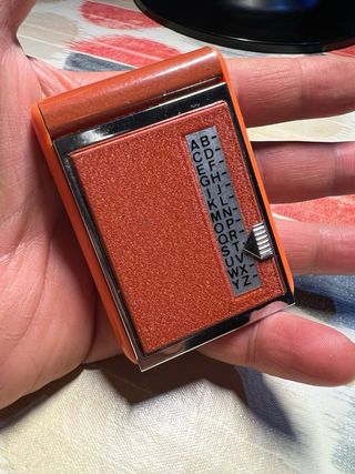 Libreta telefónica pequeña antigua, teléfono de