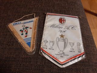 Gagliardetti calcio Italia Milan