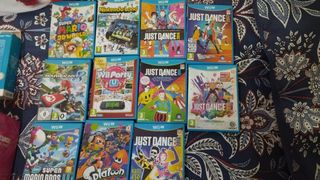 Wii U caja original + juegos + mando wii