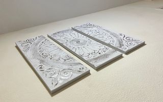 Cuadro tríptico ORUS con relieve de Westwing