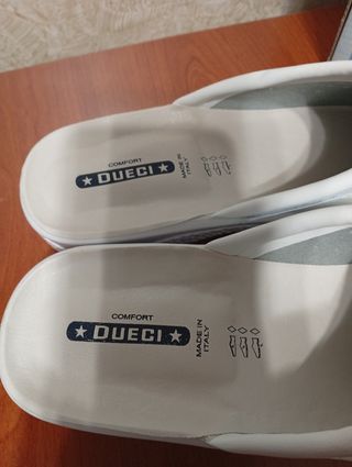 Pantofole da uomo bianco 43 nuove