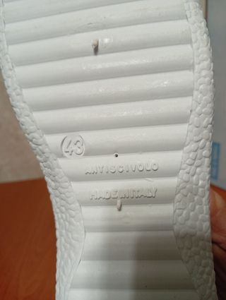 Pantofole da uomo bianco 43 nuove