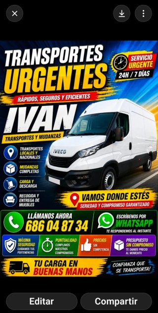 Transportes,mudanzas a nivel nacional