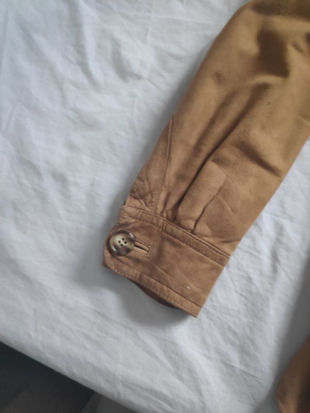 CHAQUETA VINTAGE DE ANTE AUTÉNTICO