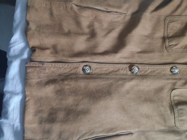 CHAQUETA VINTAGE DE ANTE AUTÉNTICO