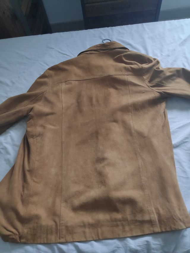 CHAQUETA VINTAGE DE ANTE AUTÉNTICO