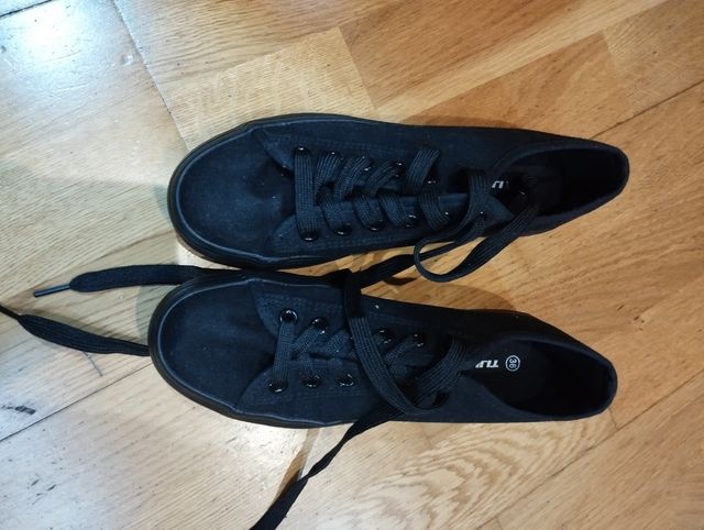 Zapatillas plataforma negras