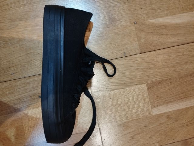 Zapatillas plataforma negras