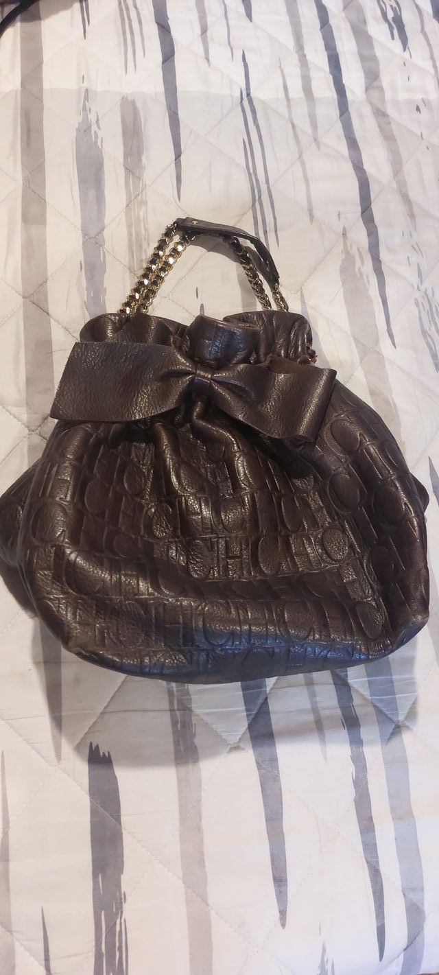 Bolso piel Carolina Herrera