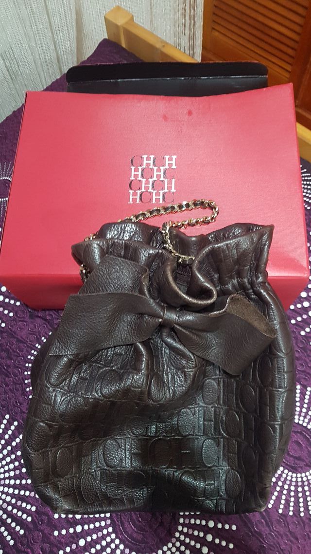 Bolso piel Carolina Herrera