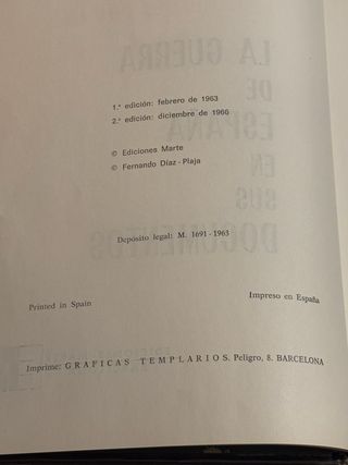 La guerra de España en sus documentos