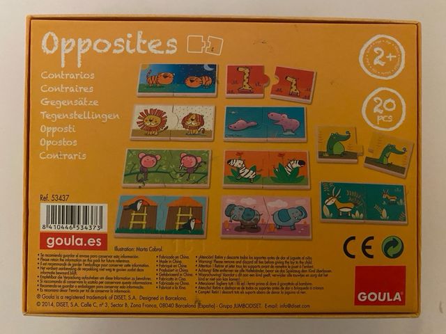 Puzzle infantil animales