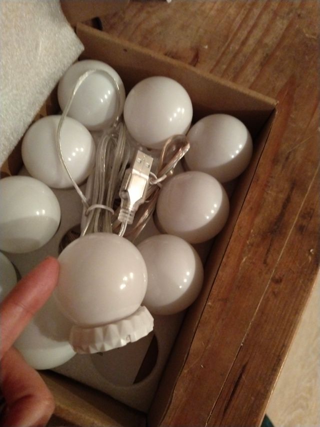 Bombillas para espejo tocador