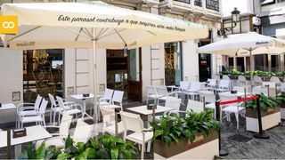 Sombrillas gigante. Parasol terraza