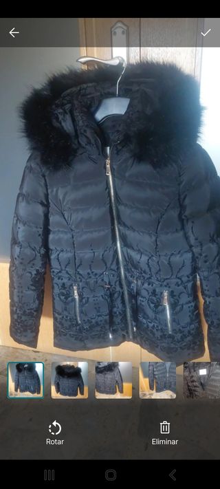 Cazadora estilo desigual