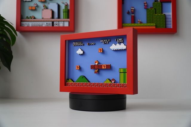 Shadowbox Mario Bros