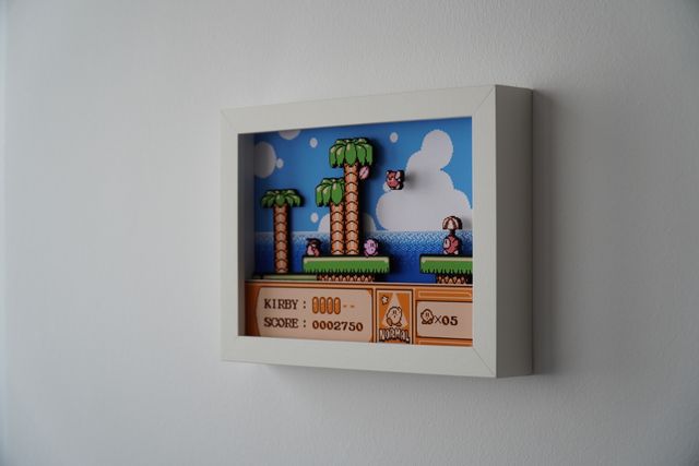 Shadowbox Kirby NES