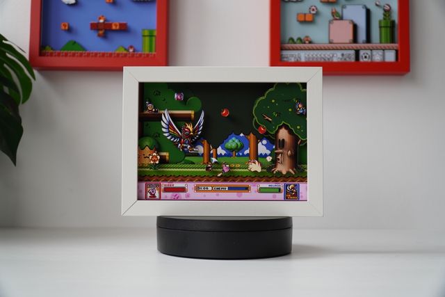 Shadowbox Kirby Super Star