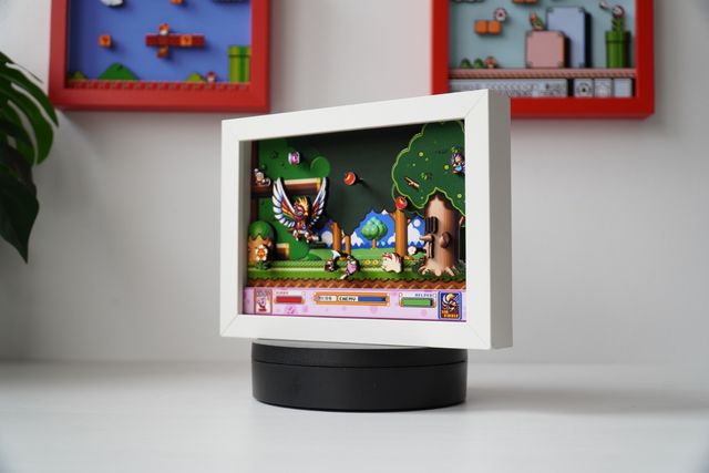 Shadowbox Kirby Super Star