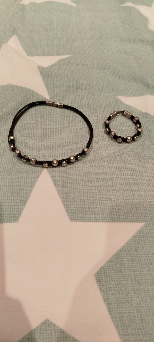 Conjunto gargantilla y pulsera