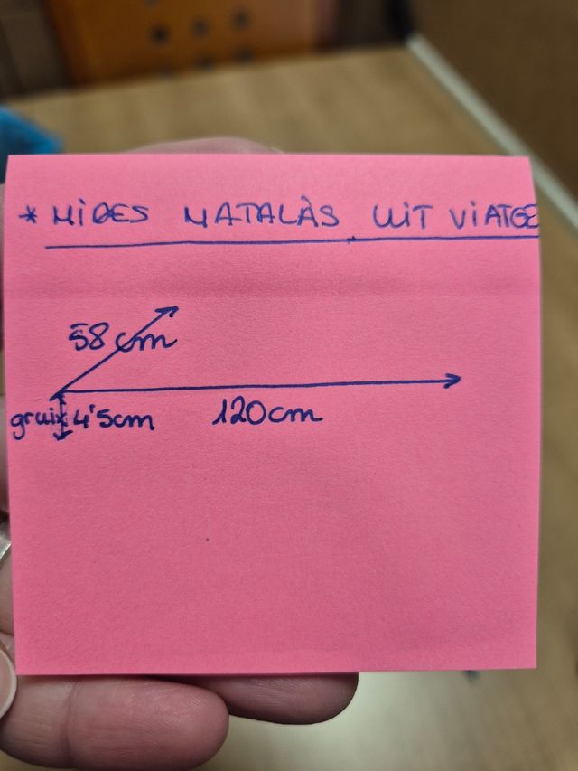 COLCHÓN PLEGABLE PARA CUNA DE VIAJE