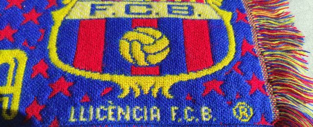 Bufanda FC Barcelona Barça Vintage años original 9