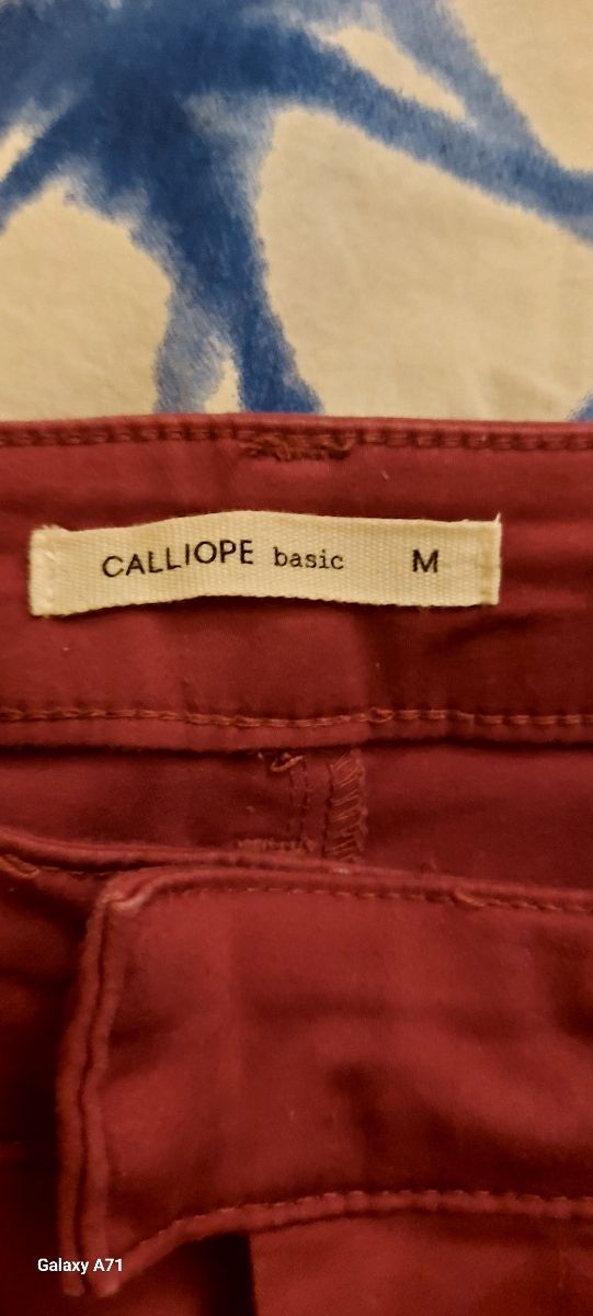 Pantalone lungo donna in rasatello di cotone