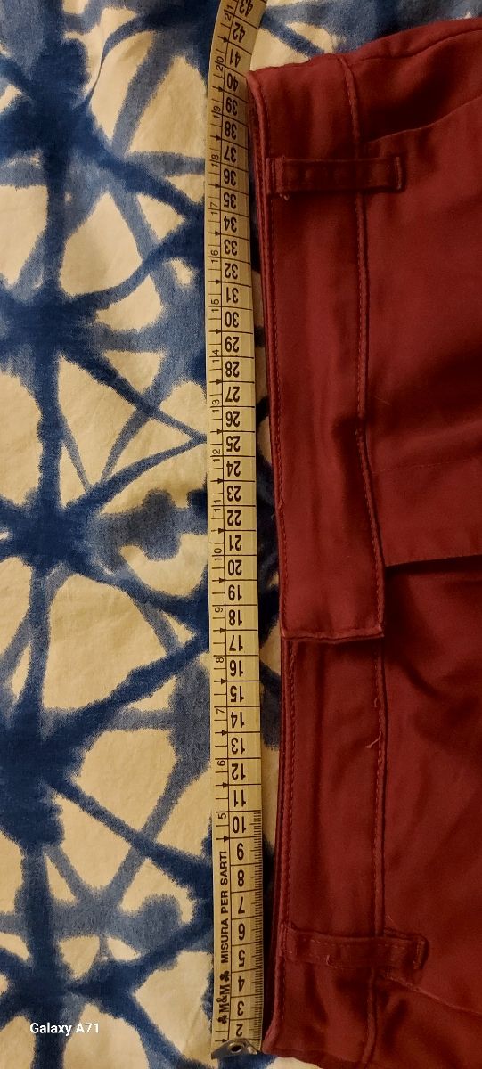 Pantalone lungo donna in rasatello di cotone