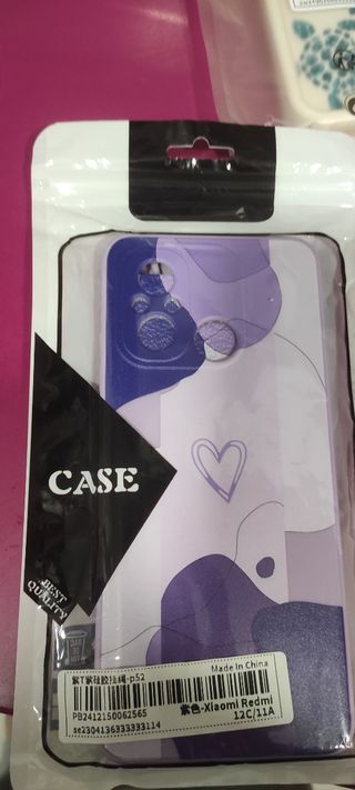 Carcasas movil xiaomi redmi 12C,11A 7 carcasas 5€