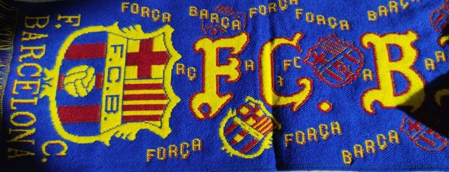 Bufanda FC Barcelona Barça Vintage años 90