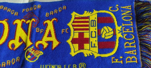 Bufanda FC Barcelona Barça Vintage años 90