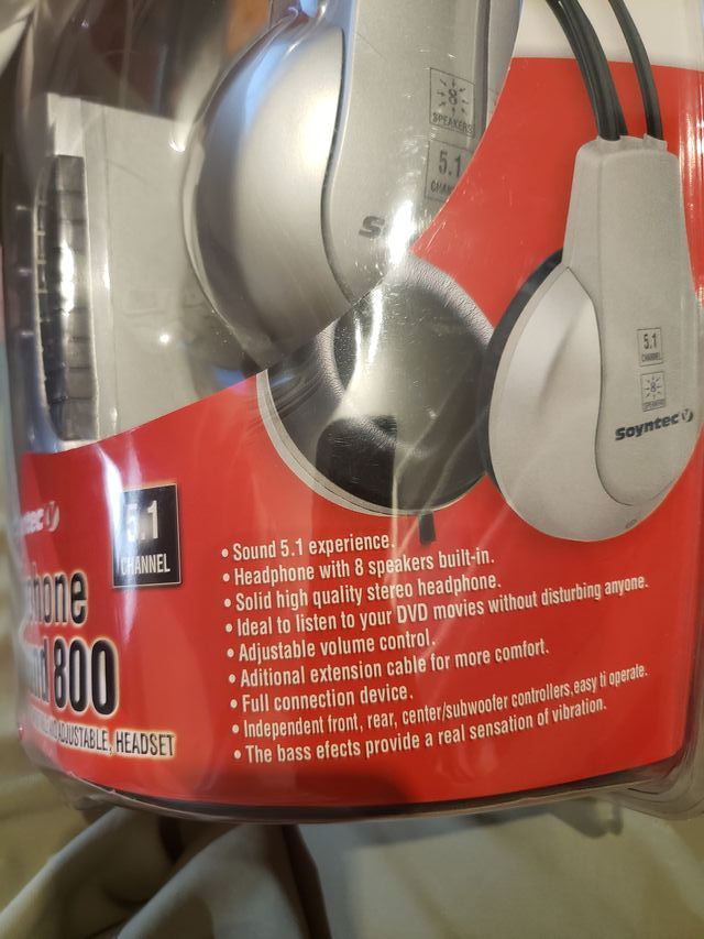 Auriculares Home cinema 5.1 Soyntec Netsound 800