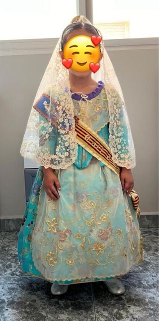 Traje de fallera de 2 a 6 años