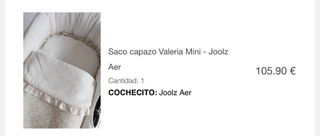 Vestiduras Joolz Aer Mon Petit Nicolás