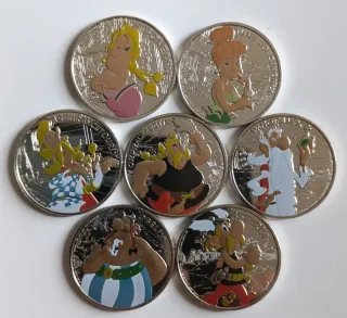 Asterix 2022 lote 7 medallas Francia