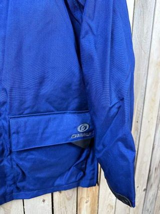 CHAQUETA T-XS DE MOTO AZUL GARIBALDI