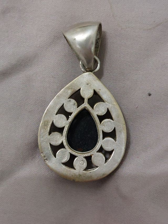 Ciondolo vintage con zaffiro turco