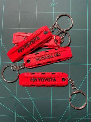Llaveros de marcas de coches con impresion 3D