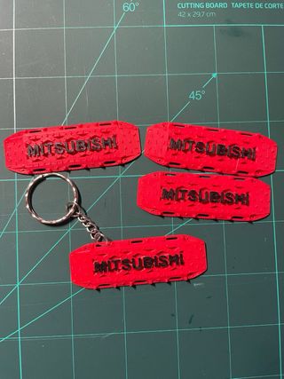 Llaveros de marcas de coches con impresion 3D