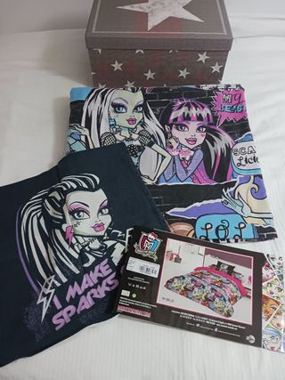 Funda nórdica de cama .Diseño de Monster