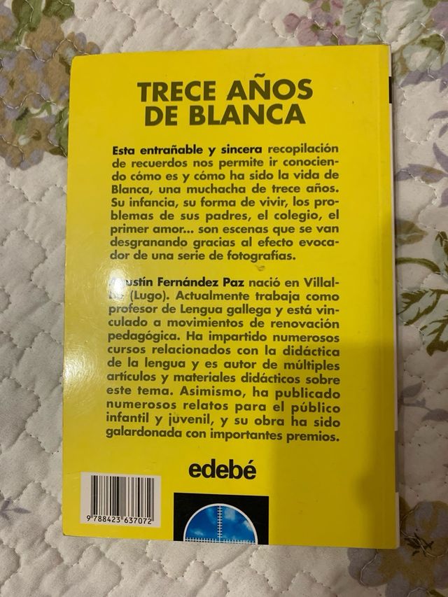 Libro Trece años de Blanca