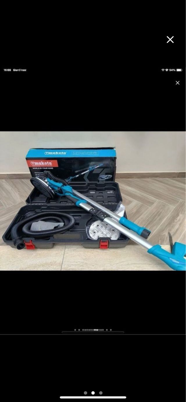 Levigatrice a muro/soffitto cartongesso 1100 W