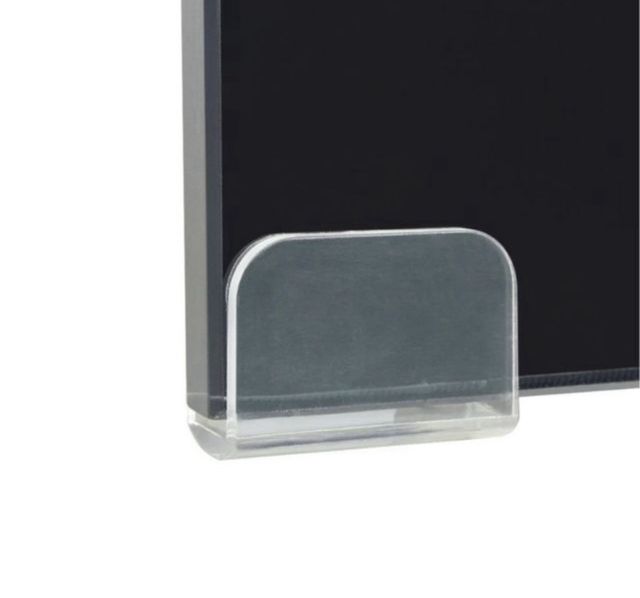 Soporte TV/Monitor cristal negro