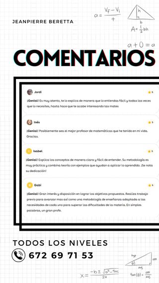clases de matemáticas
