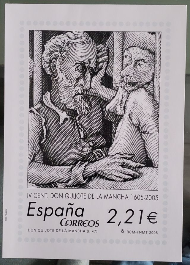 IV CENT. DON QUIJOTE DE LA MANCHA 2005 CORREOS ESP
