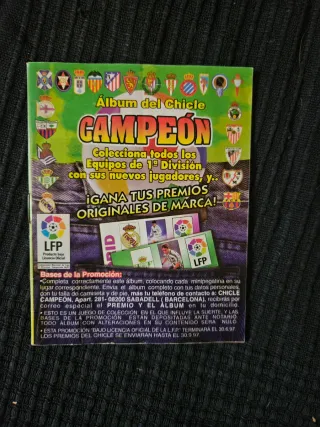 Album futbol panini con regalo incluido