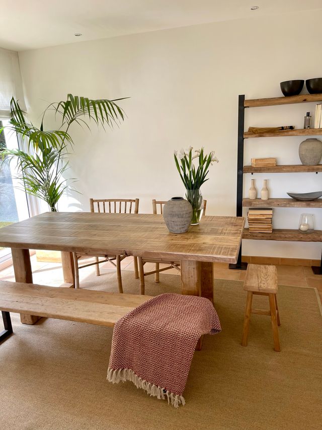 Mesa comedor madera reciclada