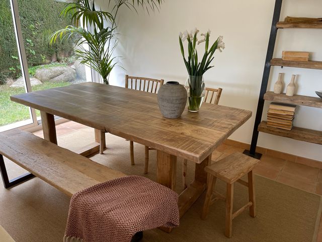Mesa comedor madera reciclada